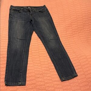 Mossimo Supply Co. Dark Blue Skinny Jeans